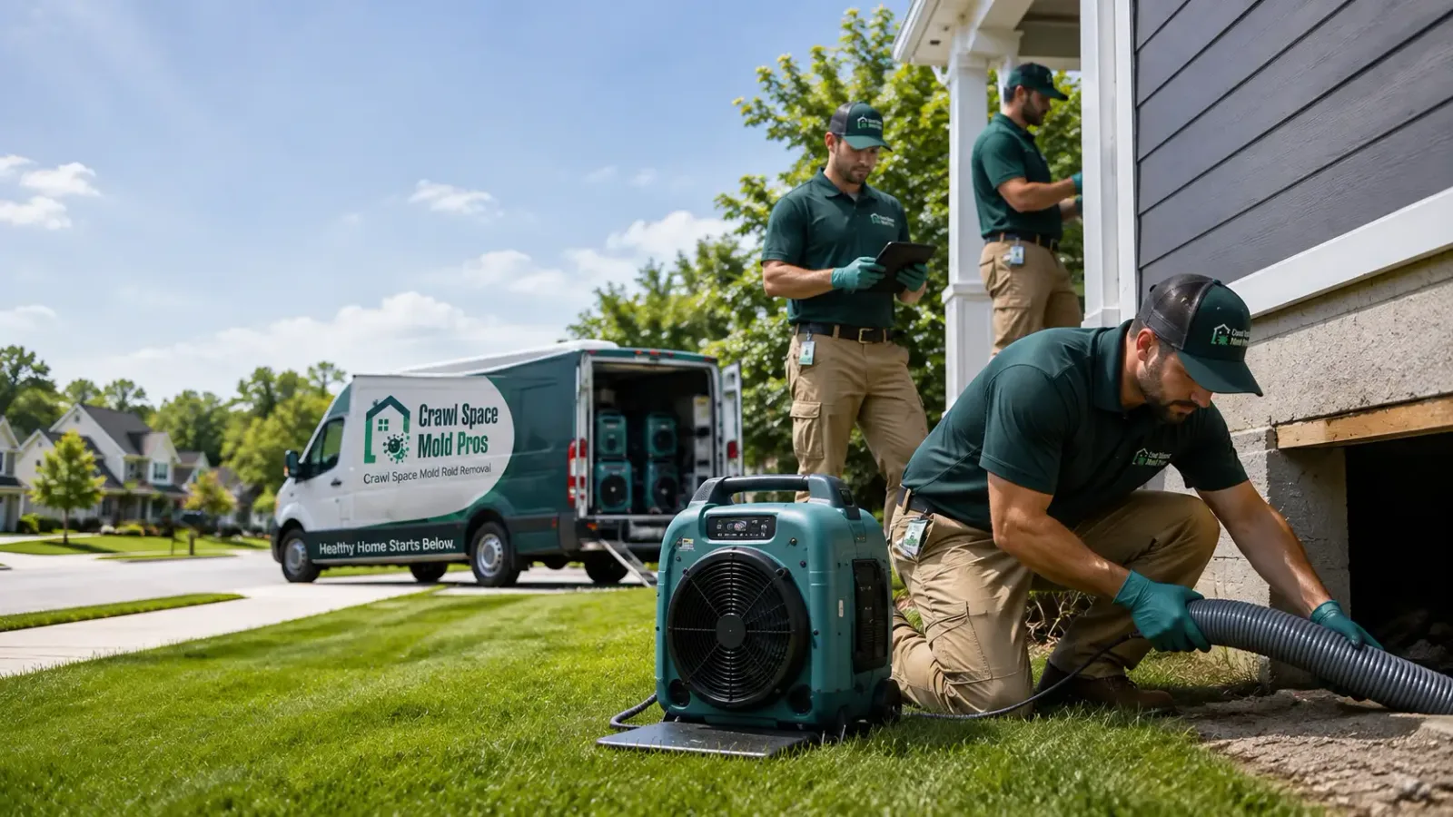 Crawl Space Mold Removal in Tilden, IL